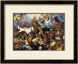 The Fall of the Rebel Angels, c.1562 Art by Pieter Bruegel the Elder