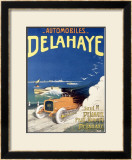 Auto Delahaye Framed Giclee Print by Pierre Andry-Farcy