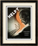 Helpt Framed Giclee Print by Jan Lavies