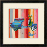 Pop Vespa II Print by Valerio Salvini