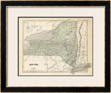 New York, c.1845 Framed Giclee Print by Sidney E. Morse