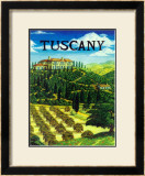 Tuscany Italy Framed Giclee Print by Caroline Haliday