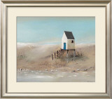 Beach Cabins II Prints by Jean Jauneau