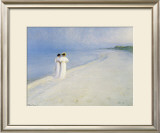 Summer Afternoon on Skagen Beach Art by Peder Severin Kröyer