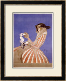 Galeries Lafayette Framed Giclee Print by Jean-Gabriel Domergue