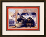 Pennsylvania Railroad, Steam Locomotive Framed Giclee Print by Grif Teller