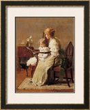 Mother and Child, c.1885 Art by Francis Coates Jones