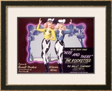 Here and There Framed Giclee Print by Telo 