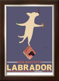 Yellow Lab Biscuits Limited Edition Framed Print by Ken Bailey