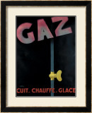 Gaz Framed Giclee Print by Francis Bernard