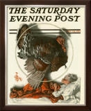 Turkey Dreams, c.1917 Framed Giclee Print by Joseph Christian Leyendecker