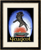 Peugeot Framed Giclee Print by Leonetto Cappiello