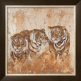 Les Tigres I Prints by Carole Ivoy