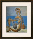 Baigneuse Assise au Bord de la Mer, c.1930 Prints by Pablo Picasso