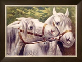 Livestock Horse Fair Framed Giclee Print