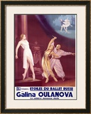 Etoiles du Ballet Russe Framed Giclee Print by A. Wamaw