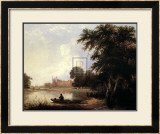 Fishing on the River Thames Near Eton Prints by Thomas Creswick