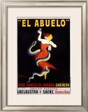El Abuelo, Vino Rancio de Aragon Framed Giclee Print by Leonetto Cappiello