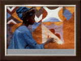 Woman in West Africa Print by Margaret Courtney-Clarke