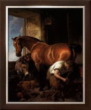 Shoeing Posters by Edwin Henry Landseer