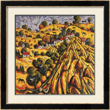 GOLDEN HARVEST Limited Edition Framed Print by CHARLES MONTEITH WALKER