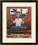Sushi-Man Framed Giclee Print by John Howard