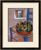 Chaise Aux Poivrons Verts Prints by Frederic Givelet