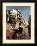 Venetian Gondola Prints by Rubens Santoro