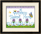 Princess Sleeps Here Prints by Tania Schuppert