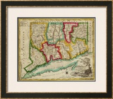 State of Connecticut, c.1827 Framed Giclee Print by Amos Doolittle
