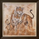 Les Tigres II Posters by Carole Ivoy