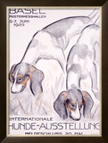 Internationale Hunde-Ausstellung Framed Giclee Print