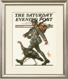 Soldier Leading Turkey, c.1918 Framed Giclee Print by Joseph Christian Leyendecker