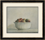 Mcintosh Apples in a White Bowl, 1981 Prints by Elsie Manville