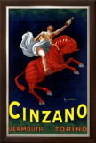 Cinzano Vermouth Torino Framed Giclee Print by Leonetto Cappiello