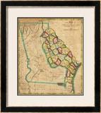 State of Georgia, c.1827 Framed Giclee Print by Robert Desilver