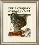 Turkey Dreams, c.1917 Framed Giclee Print by Joseph Christian Leyendecker