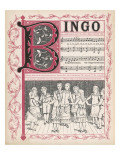 B, I, N, G, O, Oh! Bingo Was His Name Giclee Print