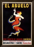 El Abuelo, Vino Rancio de Aragon Framed Giclee Print by Leonetto Cappiello
