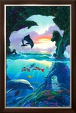 Seven Dolphins Posters by Jim Warren