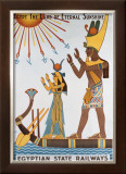 Egyptian State Railways Framed Giclee Print by Kalfa 