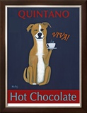 Quintano Hot Chocolate Limited Edition Framed Print by Ken Bailey