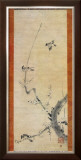 Sparrows and Plum Tree Poster by Kaoo Soozen