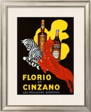 Florio et Cinzano Apertifs Framed Giclee Print by Leonetto Cappiello