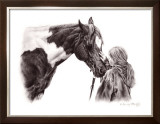 Heart to Heart Framed Giclee Print by Stacy Maeda