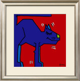 Blue Cat Posters by Herman 
