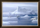 Play Time Polar Bear Print by David Jean