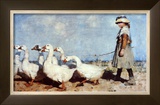 To Pastures New Art by Sir James Guthrie