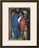 Meeting on the Turret Stairs Prints by Frederick William Burton
