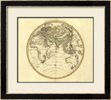 Eastern Hemisphere, c.1801 Framed Giclee Print by John Cary